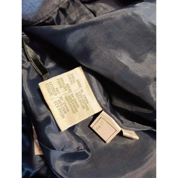 Y2K Vtg Ivy Club Classics Junior 9/10 Purple Suede Leather Skirt Nylon Lined Zip - Picture 5 of 5